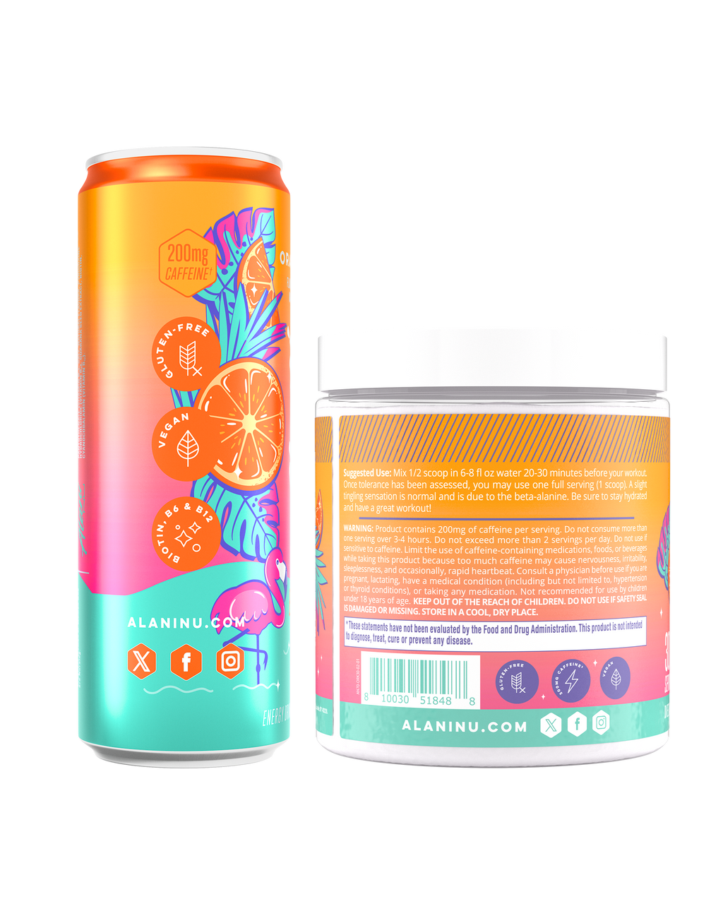 energy drink & pre-workout - orange kiss