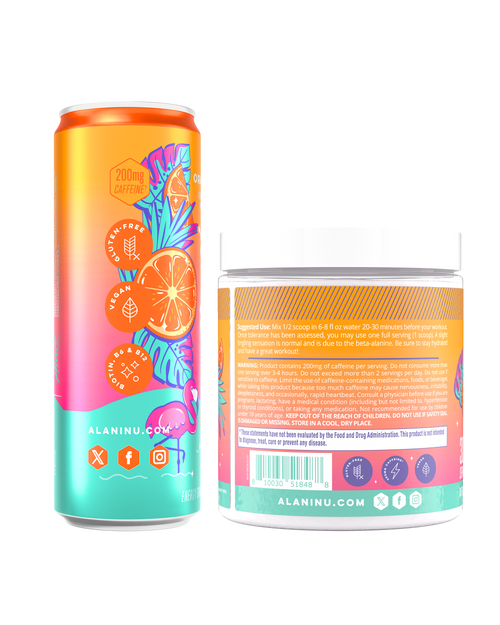 energy drink & pre-workout - orange kiss