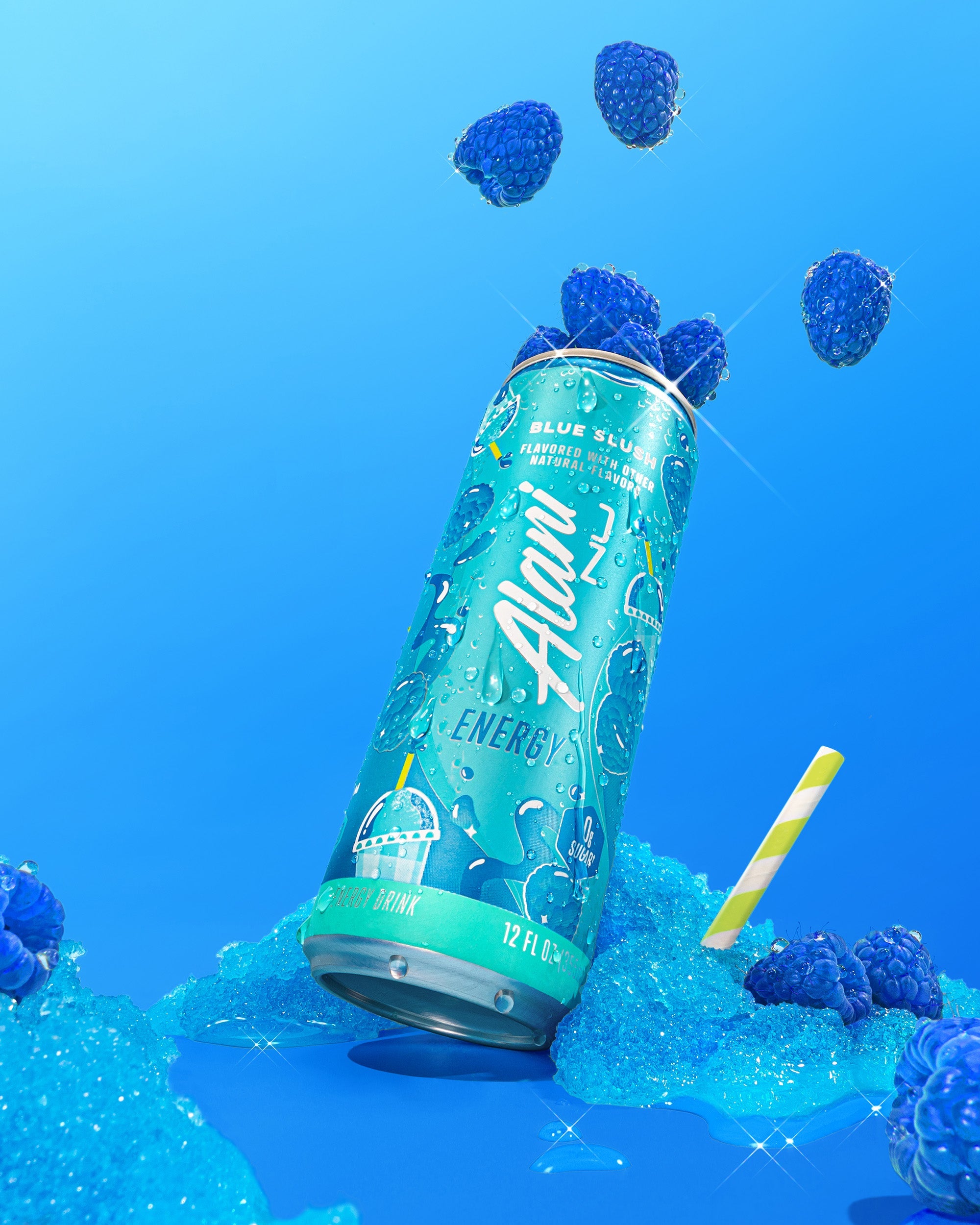 energy drink - blue slush