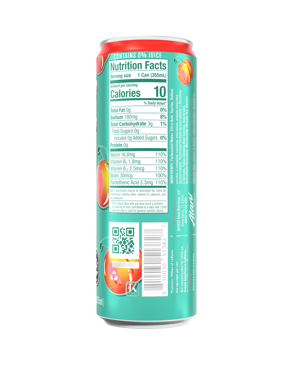 energy drink - juicy peach